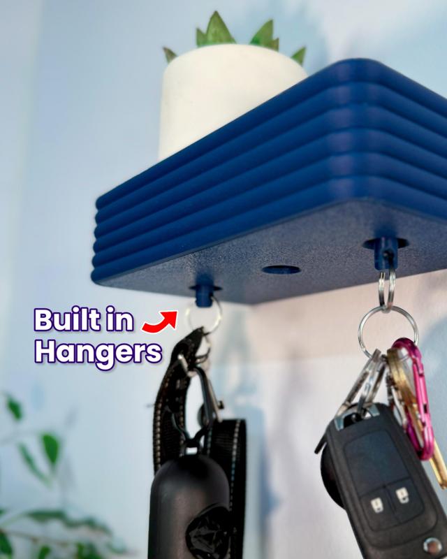 Gravity Shelf – Floating Shelf with Hidden Hangers