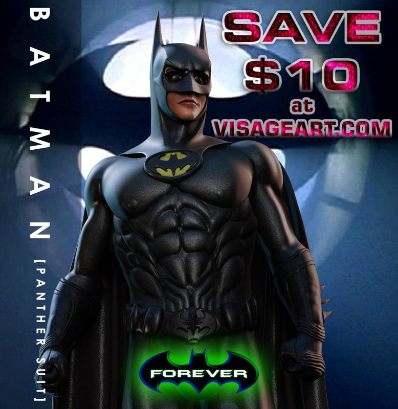 Batman Forever Inspired Panther Suit collectible 3D Print File