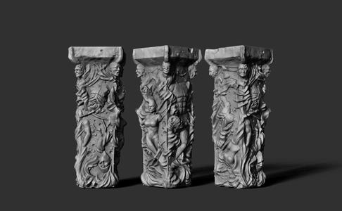 Flesh totem hellraiser  28mm great for DND or wargaming