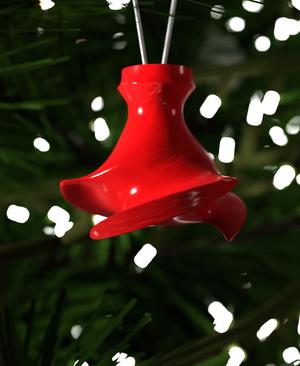 Christmas Ornament Plushy Swirls 002