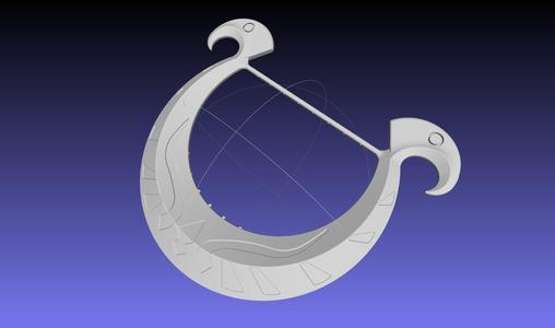 Zelda Goddess Harp Printable Model