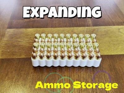Compact + Expanding Ammo Storage: Pistol and Rifle