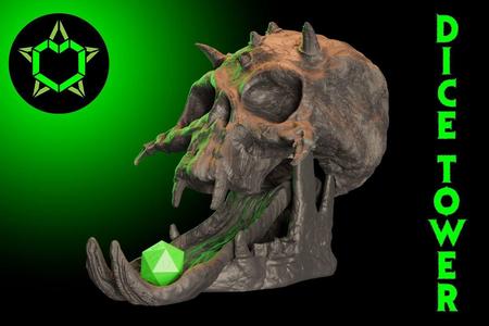 Skull Dice Tower