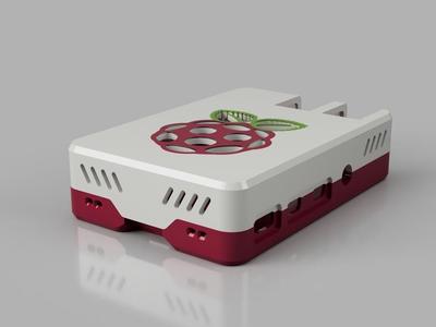 Malolo's screw-less / snap fit  customizable Raspberry Pi 4 Case & Stands