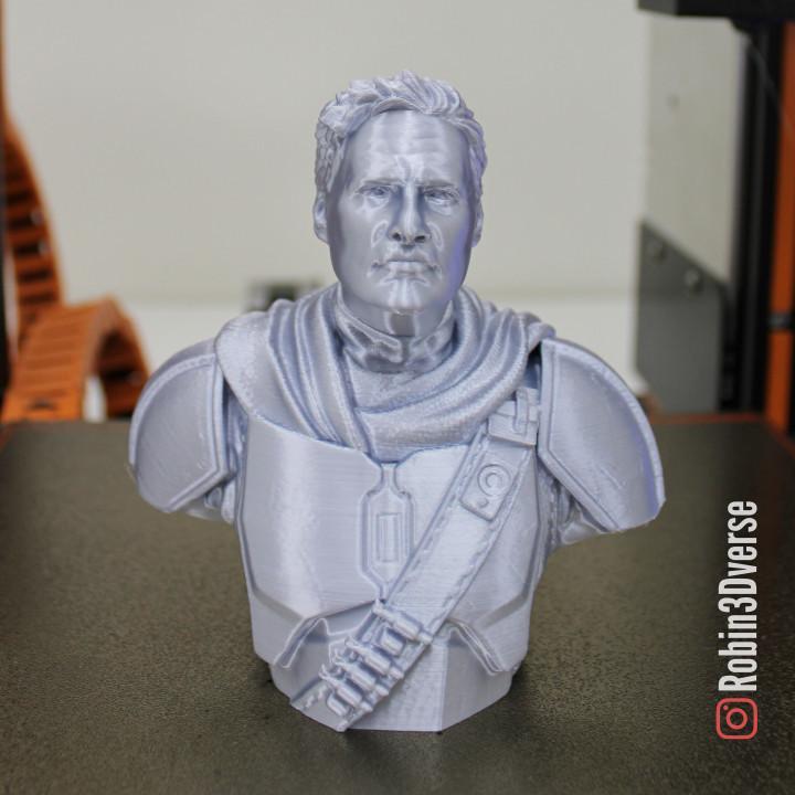 Mandalorian Bust Star Wars Support Free Remix
