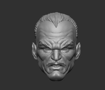 Sinestro – Headsculpt for Action Figures 3D print model
