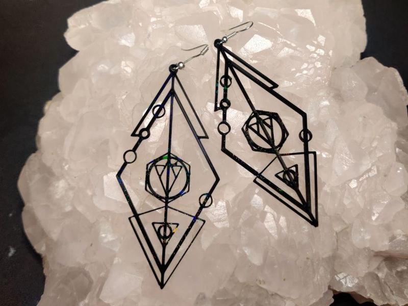 Celestial Geometry Earrings
