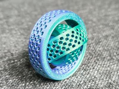 Gyro Fidget Spinner (Print-in-Place)