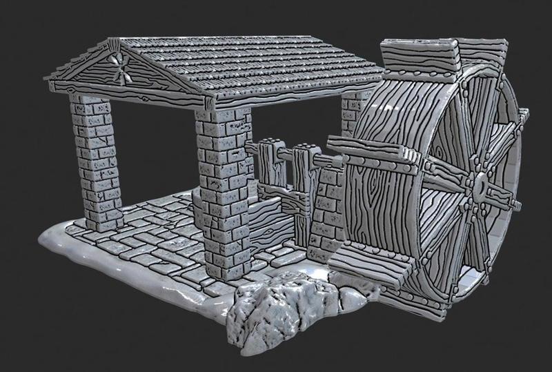 OpenForge – Open-air Water Wheel Mill