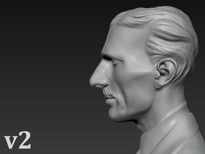 Bust of Nikola Tesla
