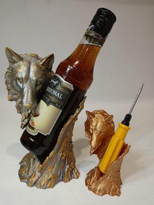 Bottle holder “wolf”