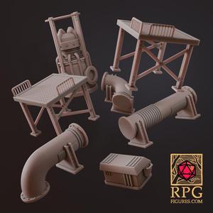 Printable Terrains - Science Fiction Modular Pack 1
