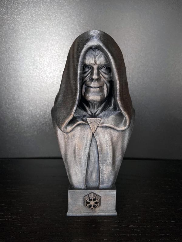 Darth Sidious Bust (Pre-Supported)