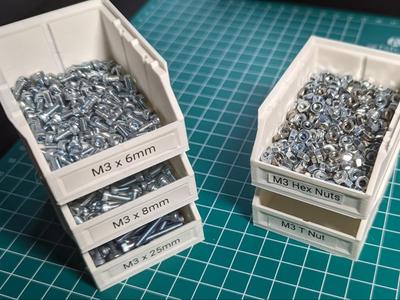 Stackable Box For Desk/Workshop Organisation