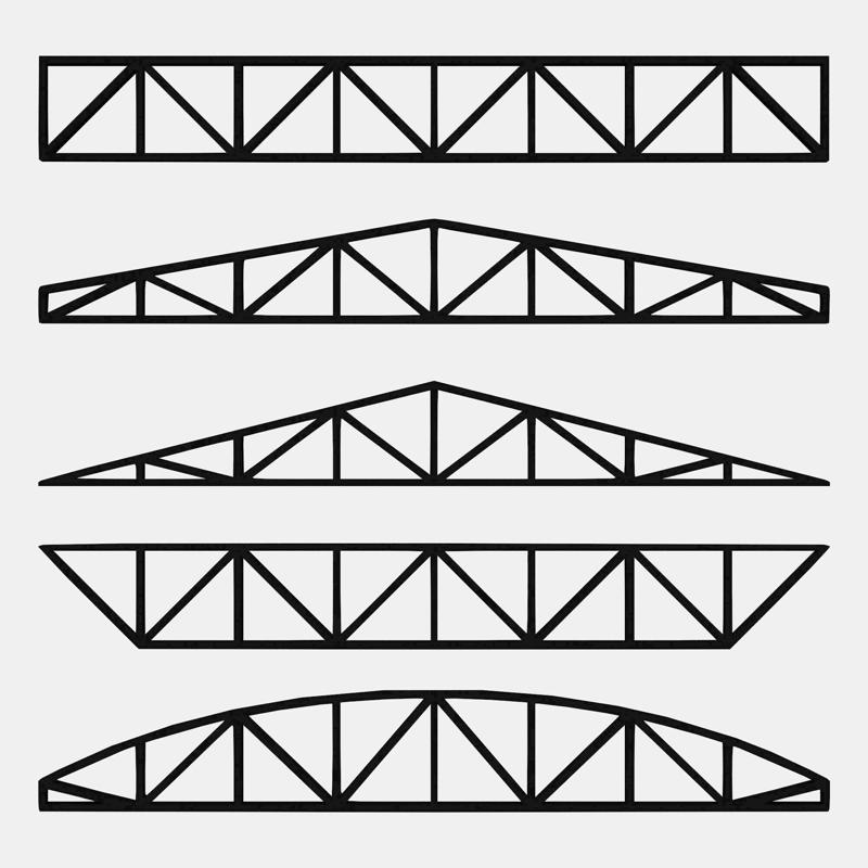 5 Models-Steel Roof Frames B