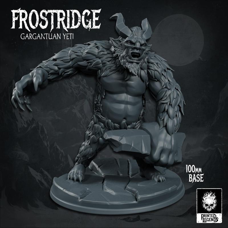 Frostridge Yeti (100mm Base)