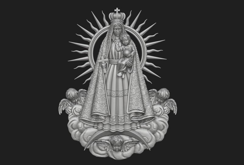 Virgen de la Caridad del Cobre Pendant