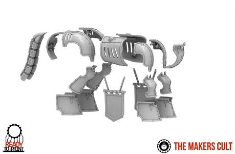 Centaur knight conversion kit – Classic armour pack only