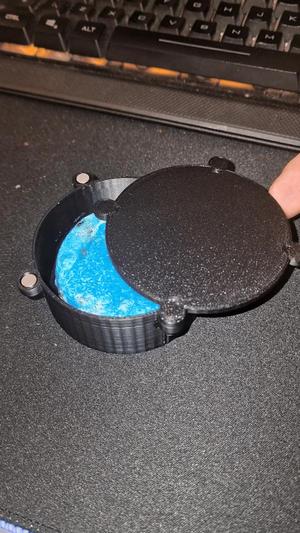 Slim Soap container, 7mm magnet holes