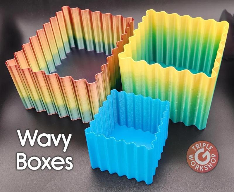 Wavy Boxes Won’t Warp – Not Vase Mode