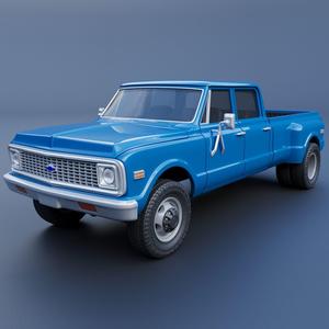 Chevrolet K10 Crew Cab Dually 1972