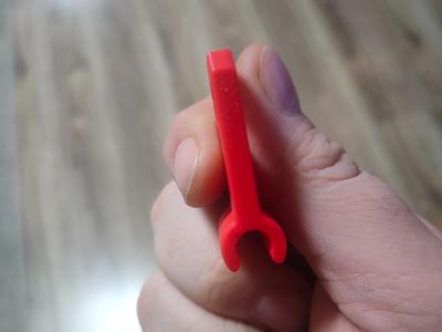 Garbage Bin Clip for Keter Moby Recycling, 7mm rod
