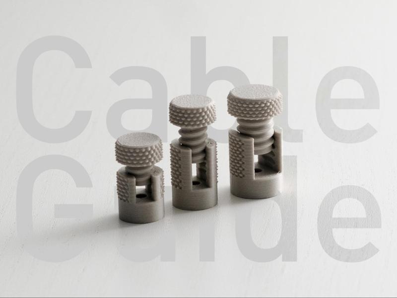 Magnetic cable guide