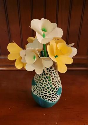 Cholla inspired Veronoi vase