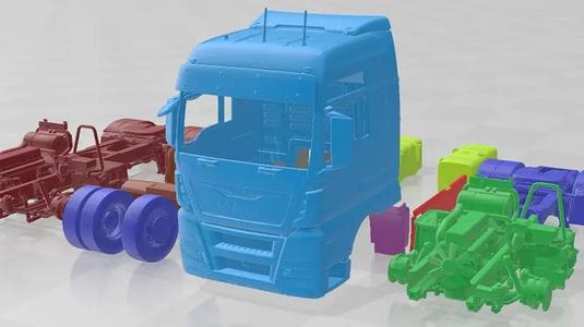 MAN TGX Printable Truck