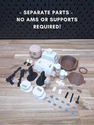 Chunky Leia Kit (No Support, No AMS, No Glue)