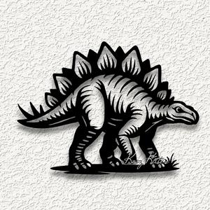 jurassic stegosaurus dinos WALL ART HOME DECORstl