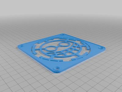 120mm Fan Grill – Hearts Pirates Jolly Roger – One Piece