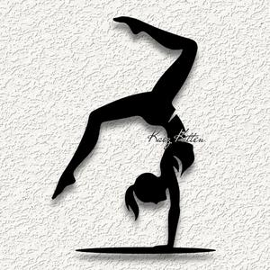 gymnast woman wall art home decor