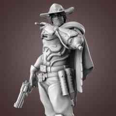 McCree 3D Printing Figurine | Assembly