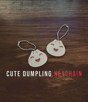 Cute Dumpling Keychain