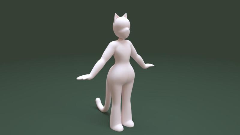 cat doll figurine