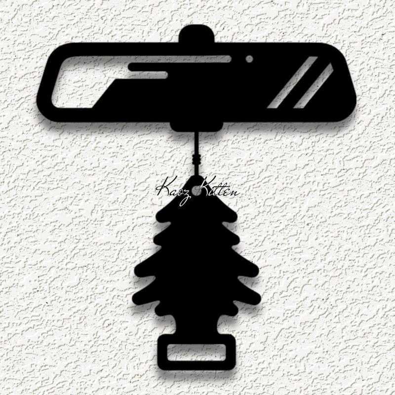 little tree air freshener car  wall art home decoror.stl