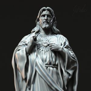 Jesus Sculpture 08