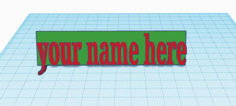 Name Tag