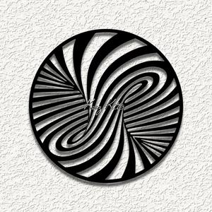 optical illusion vortex circle WALL ART HOME DECOR
