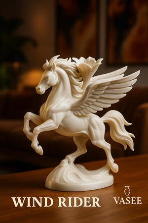 Horse-shaped vase art organizer for wild beauty