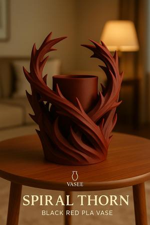 Root-shaped vase art organizer for earthy style