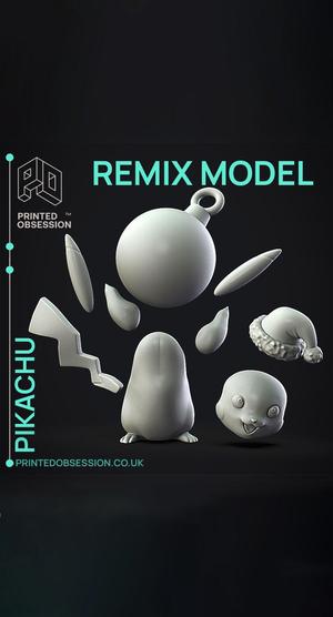 Pikachu – Xmas Remixable – Fan Art