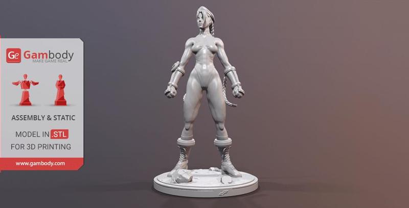 Cammy 3D Printing Miniature | Assembly