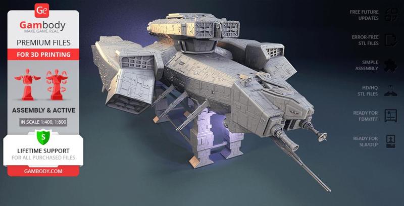 USCSS Nostromo 3D Printing Model | Assembly