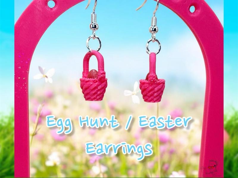 Egg Hunt Earrings / Easter Earrings