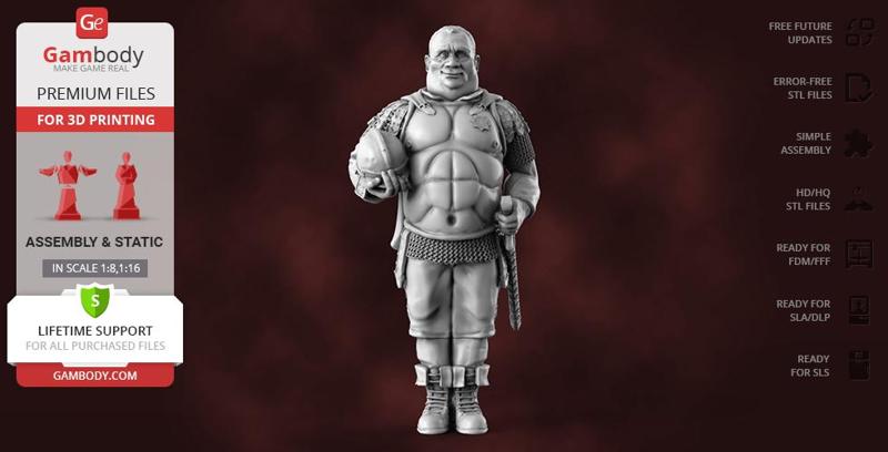 Fred Colon 3D Printing Figurine | Assembly