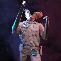 Terminator T-1000 Damaged for Diorama 3D Printing Figurine | Assembly