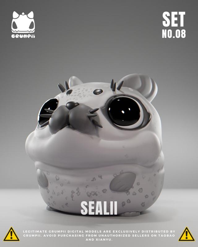 Grumpii 3D Printable Art Toy – Chubbii Series – Set 8