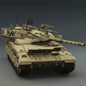 Merkava 2 STL files for 3D Printing | Assembly Model + Action